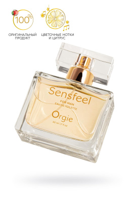 Туалетная вода с феромонами Orgie SENSFEEL, для мужчин, 50 мл (УТ-00003812)