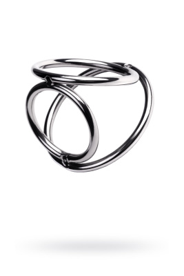 Бондаж для пениса TOYFA Metal, серебряный (0T-00010165)