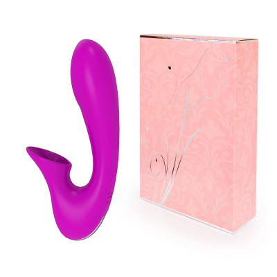 ВИБРОМАССАЖЁР L рабочей части 140 мм D 39 мм, 12 режимов вибрации, цвет фиолетовый (aixiASIA 0095)