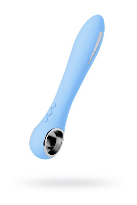 Вибратор с электростимуляцией PHYSICS GALVANI VIBE, силикон, голубой, 21 см (0T-00014297)