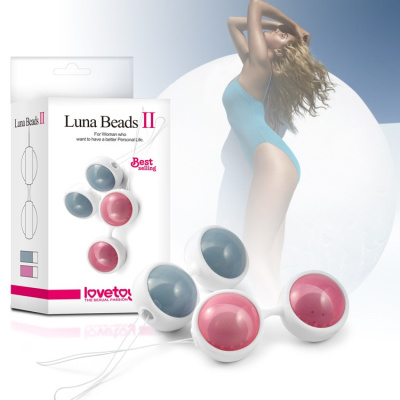 Комплект тренажера Кегеля, вагинальные шарики Luna Beads II Kegel Ball (10024)