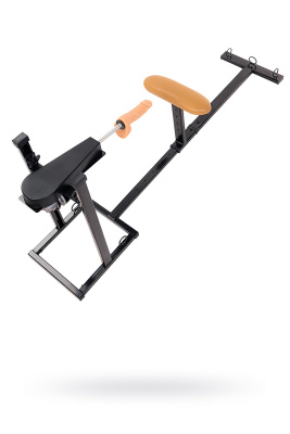 Секс-машина Diva Bondage, с двумя насадками, металл, черная, 140 см (0T-00004254)