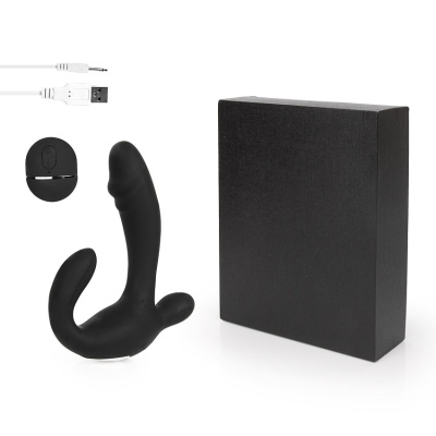 ВИБРОМАССАЖЁР 10 режимов вибрации, L 120 мм D 34 мм, цвет чёрный (2037-1)