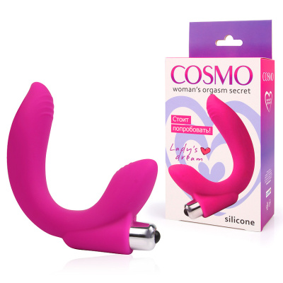 ВИБРОМАССАЖЁР L 190 мм D 28 мм, цвет фуксия (CSM-23088)