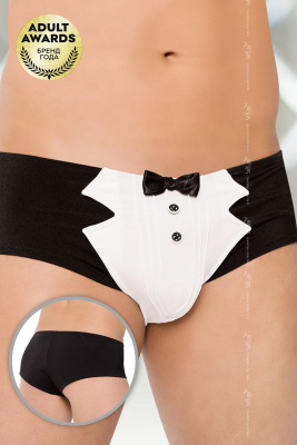 Шорты мужские Официант SoftLine Collection, черный, M (0T-00005080)