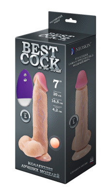 Вибратор BEST COCK 7 с выносным блоком, L 200 мм D 47 мм (592313)