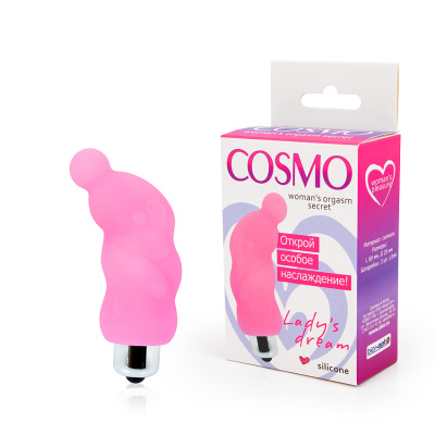 ВИБРОМАССАЖЁР L 69 мм D 29 мм, цвет розовый (CSM-23153)