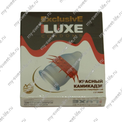 Презерватив Красный камикадзе 1шт. Luxe Exclusive (141004)