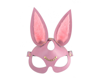 Розовая эффектная Маска Зайка (3186-4)