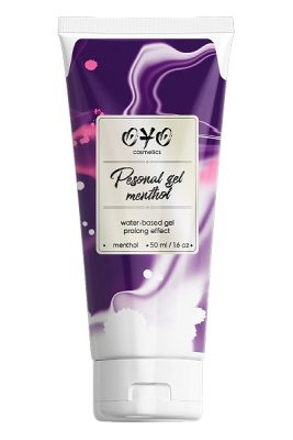 Гель увлажняющий на водной основе OYO PERSONAL GEL MENTOL (с продлевающим эффектом), 50 мл.)