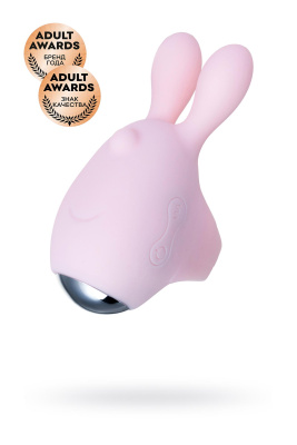 Вибронасадка на палец JOS DUTTY, силикон, розовый, 8 см (0T-00010788)