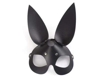 Черная эффектная маска Зайка (3186-1)