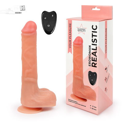 ВИБРОМАССАЖЁР L рабочей части 180 мм D 37 мм, возвратно-поступательный (ER-30073)