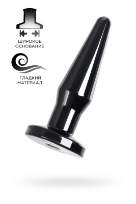 Анальная втулка TOYFA POPO Pleasure Gemini α, TPE, черная, 12,1 см (0T-00016464)