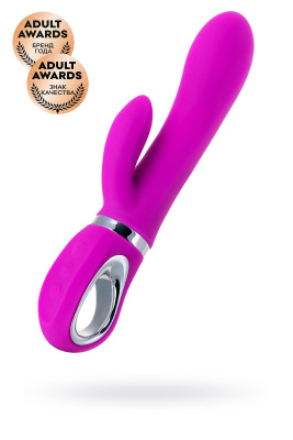 Вибратор с клиторальным стимулятором JOS JOLY, с WOW-режимом, силикон, фиолетовый, 19,6 см (0T-00010